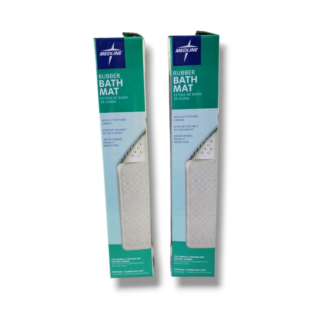 Medline Rubber Bathtub Bathroom Mat - 13.4